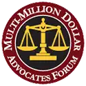 Multi Million Dollar Advocates Form Award Badge To Workman Injury Law Fort Lauderdale Personal Injury Attorneys