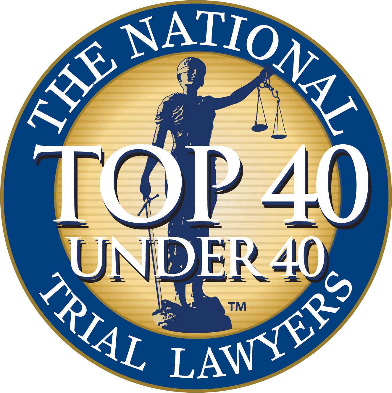 The National Top 40 Under 40 Trial Lawyers logo